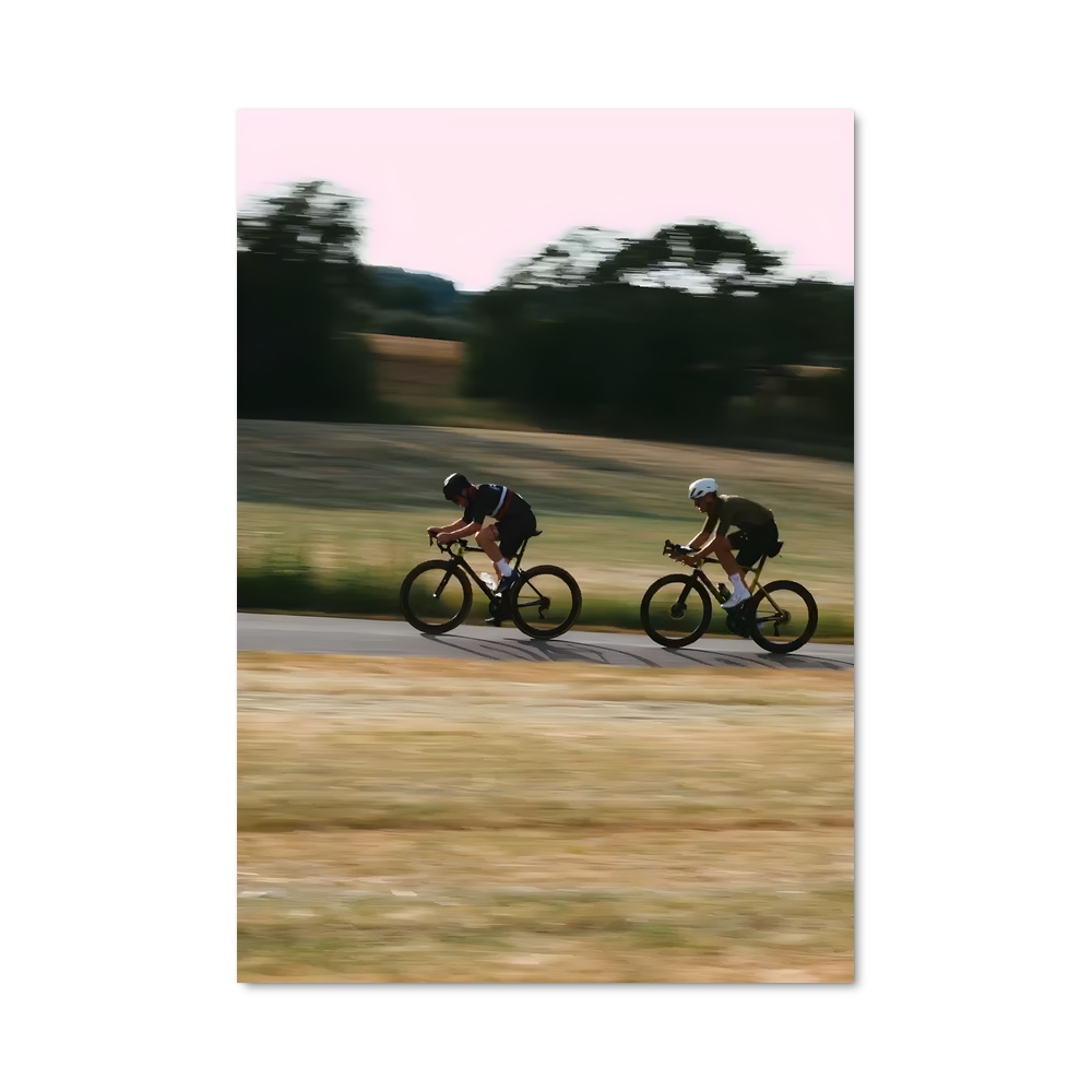 Poster Route des Cyclistes – affiche Cyclisme
